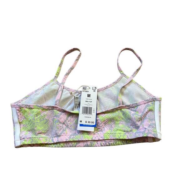 NWT Adidas Originals Women's Snakeskin Bra Top Women's M - Picture 3 of 5